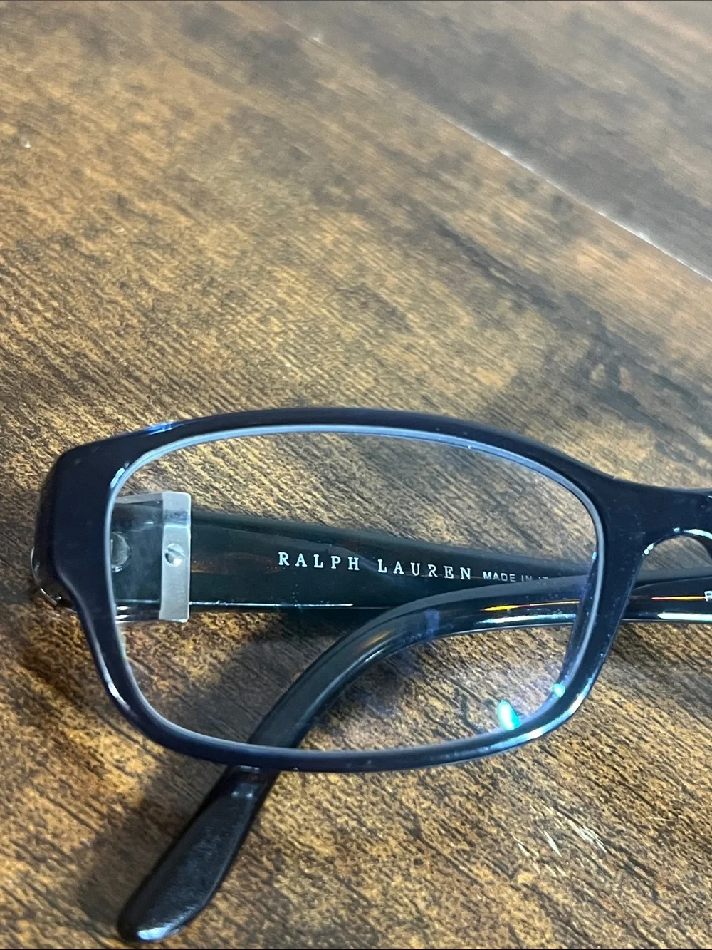 Ralph Lauren RL 6056 5276 53[]16 Navy and brown women’s Rectangle Glasses